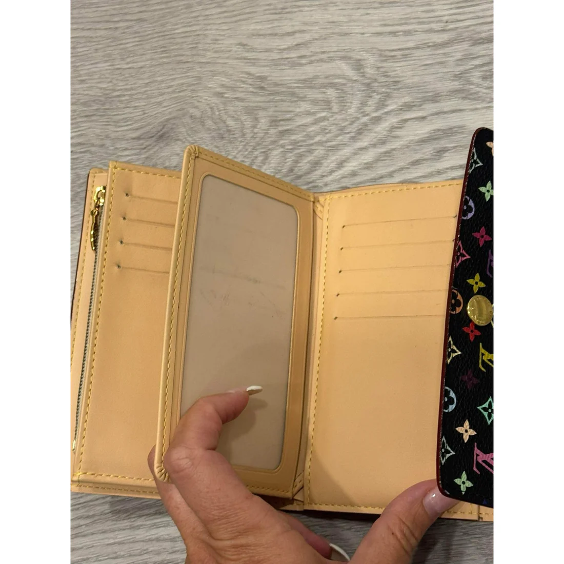 Lv Murkami black with multi color LVs - Image 4