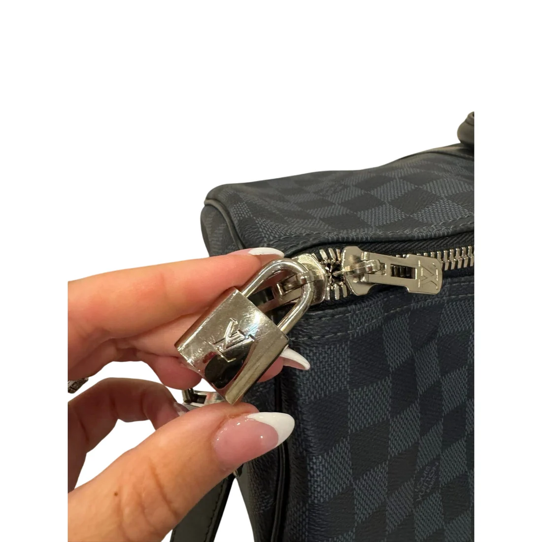 Keepall Bandoulière 45 In Damier graphit - Image 3