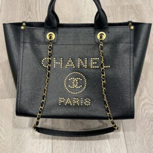 Chanel Deauville Medium Leather Tote