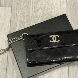 Chanel Patent wristlet