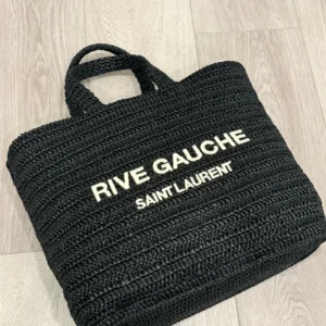 YSL Rive Gauche Raffia Bag