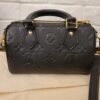 Luis Vuitton Nano speedy leather handbag