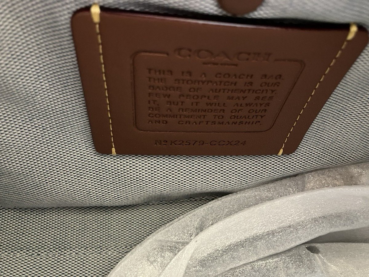 COACH Rogue Bag 31 Light Denim Blue Suede 2WAY Crossbody CCX24 NEW - Image 3