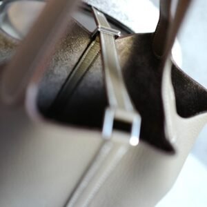 Alternative view of HERMES PICOTIN 18 ETOUPE WITH PALLADIUM HARDWARE W STAMP FRESH STORE