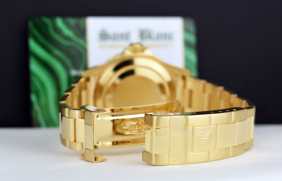 ROLEX - 40mm 18kt Gold Submariner Blue Dial 16618 - SANT BLANC - Image 4