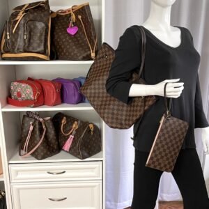 Alternative view of LV Neverfull MM Balerine and Pouch, Lv zippy pouch