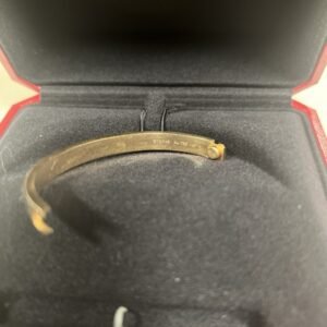 Alternative view of Cartier LOVE bracelet, classic model - Size 17 - Comes in original box w/receipt