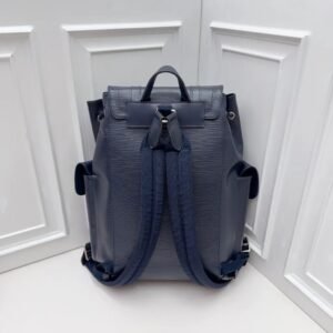 Louis Vuitton Navy Blue Epi Leather Backpack