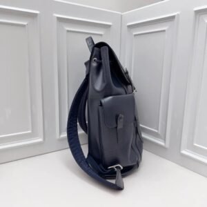 Alternative view of Louis Vuitton Navy Blue Epi Leather Backpack