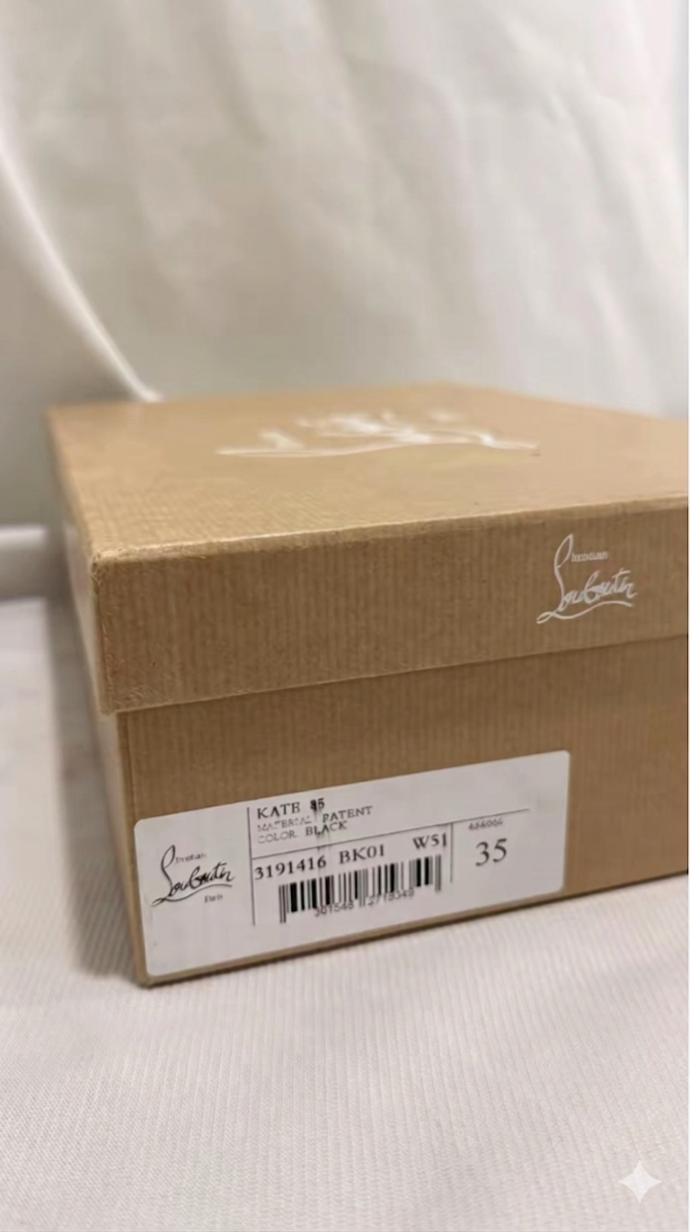 New Christain Louboutin So Kate 85mm size 35 - Image 3