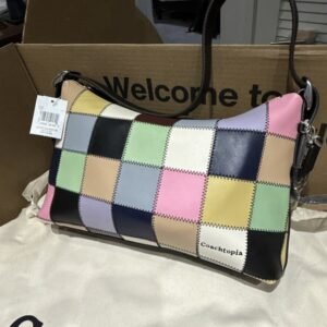 Coach Coachtopia Alter Ego Slouchy Shoulder Bag Multi Pink