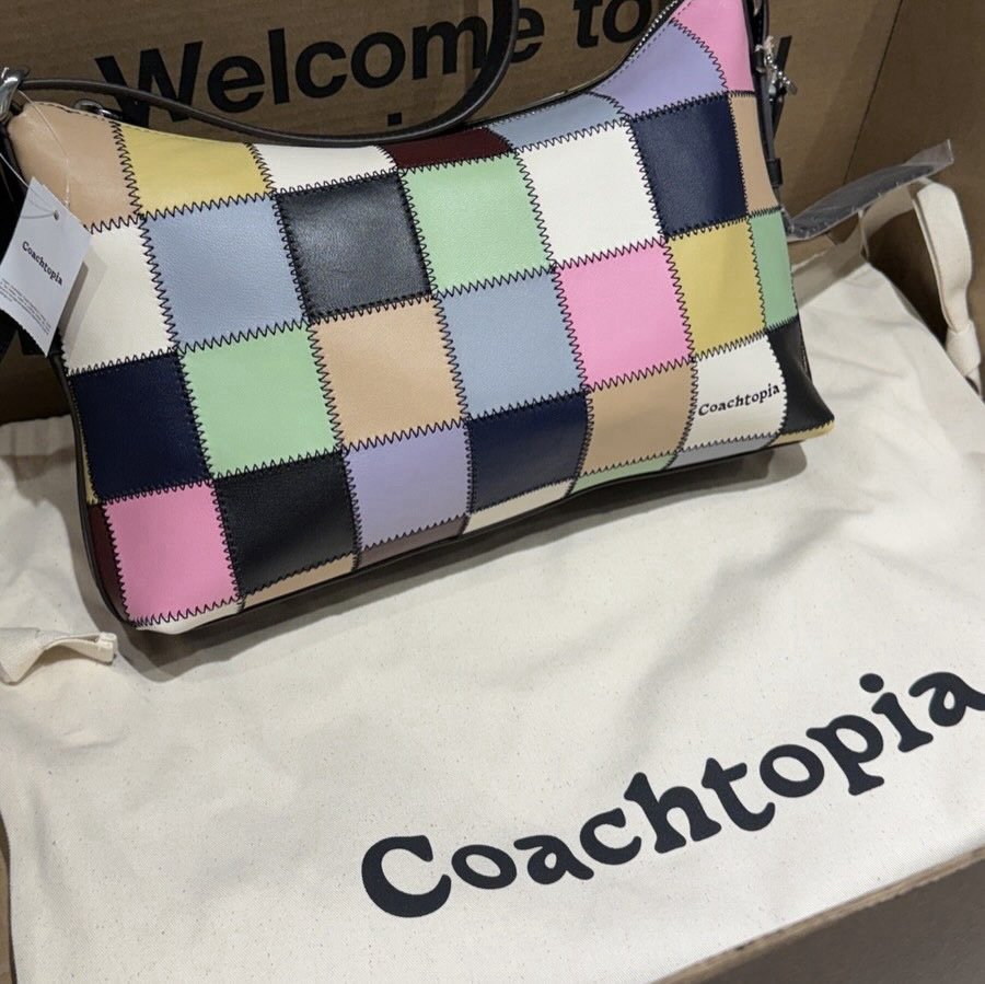 Coach Coachtopia Alter Ego Slouchy Shoulder Bag Multi Pink - Image 2