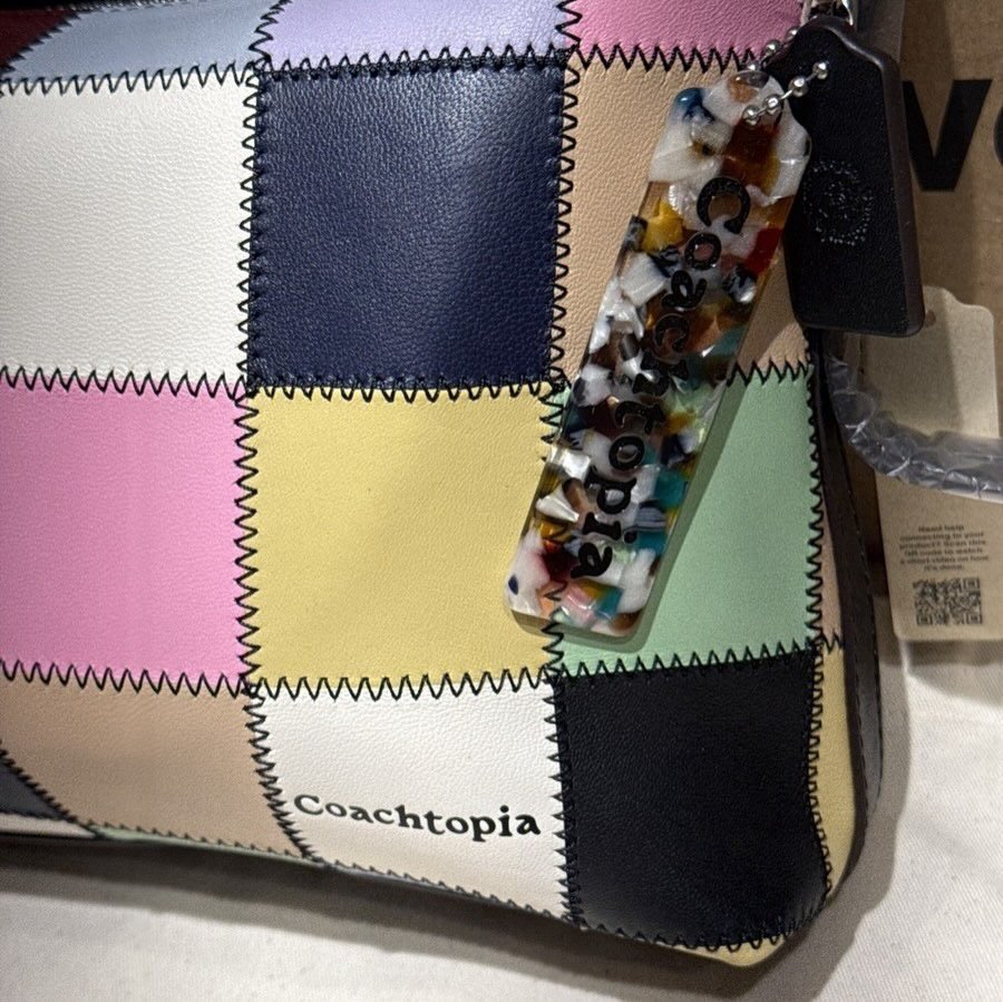Coach Coachtopia Alter Ego Slouchy Shoulder Bag Multi Pink - Image 5
