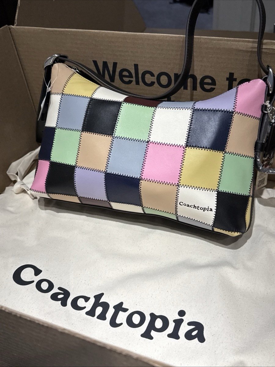 Coach Coachtopia Alter Ego Slouchy Shoulder Bag Multi Pink - Image 7