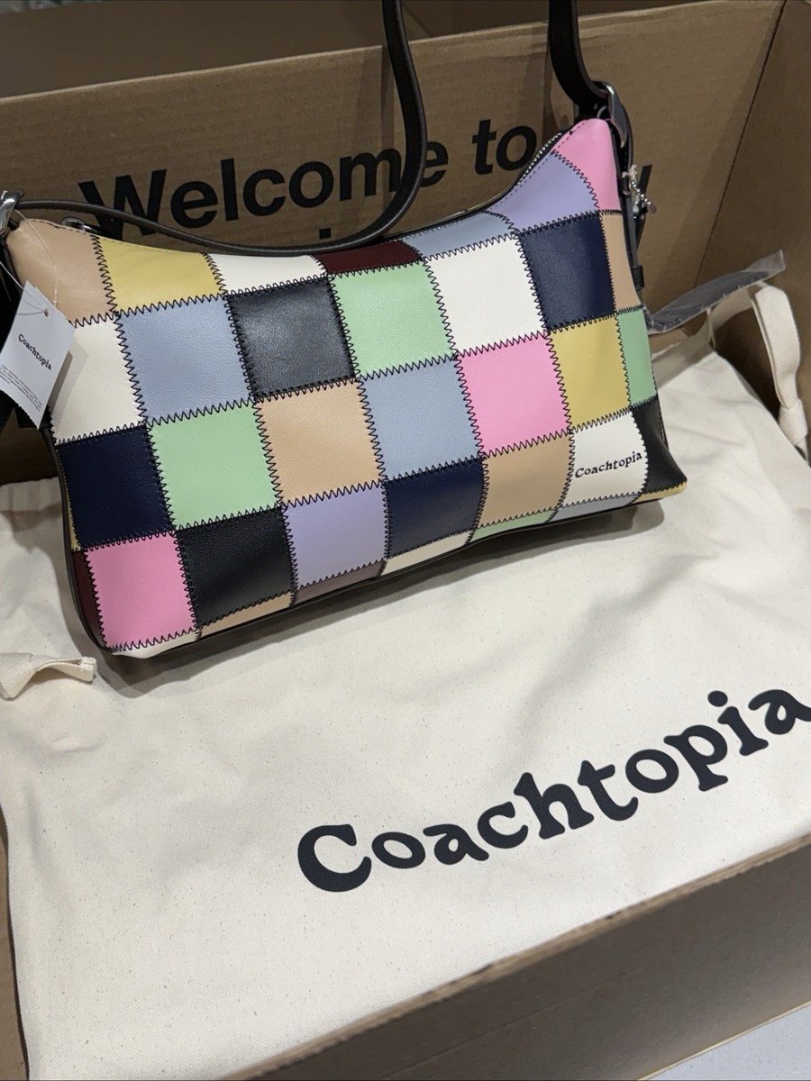 Coach Coachtopia Alter Ego Slouchy Shoulder Bag Multi Pink - Image 6