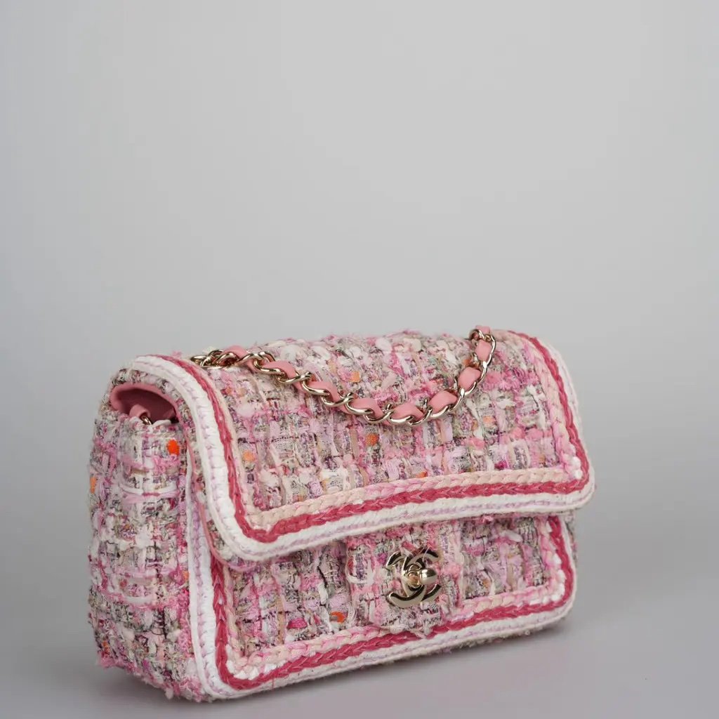 Chanel T Timeless/classique tweed handbag - Image 9