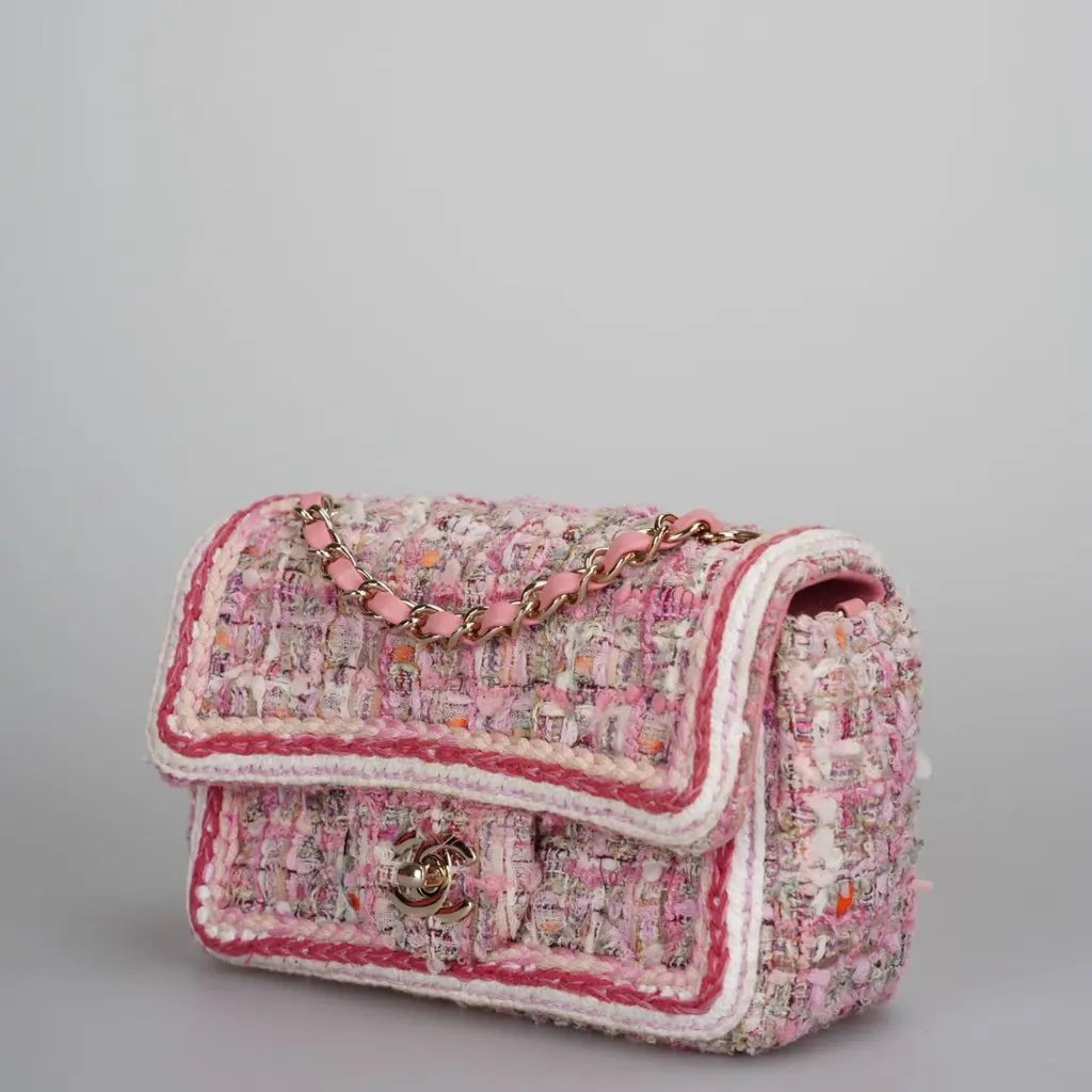 Chanel T Timeless/classique tweed handbag - Image 8