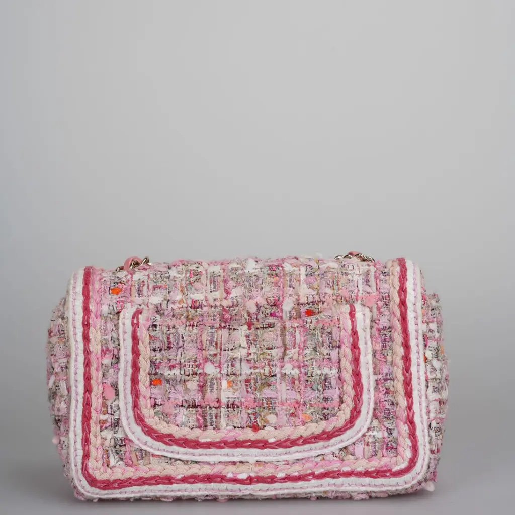 Chanel T Timeless/classique tweed handbag - Image 7
