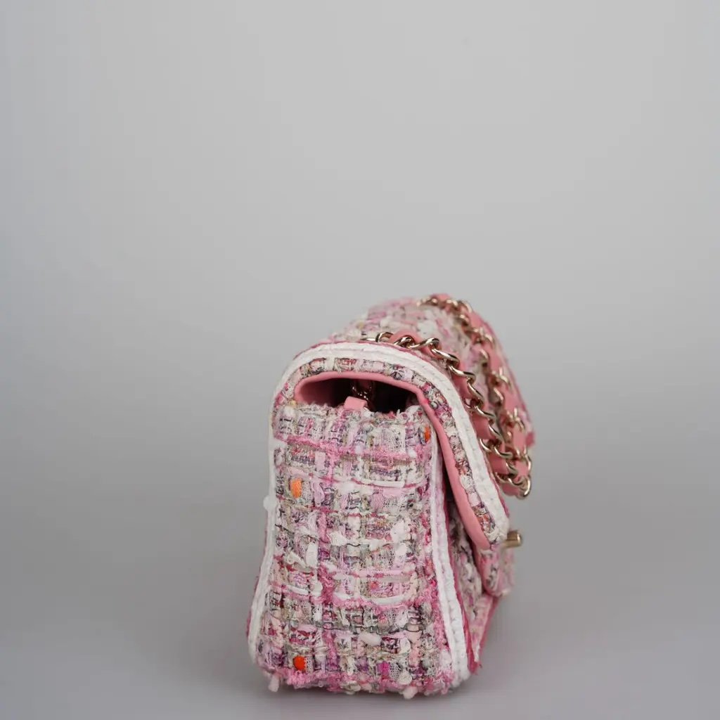 Chanel T Timeless/classique tweed handbag - Image 6