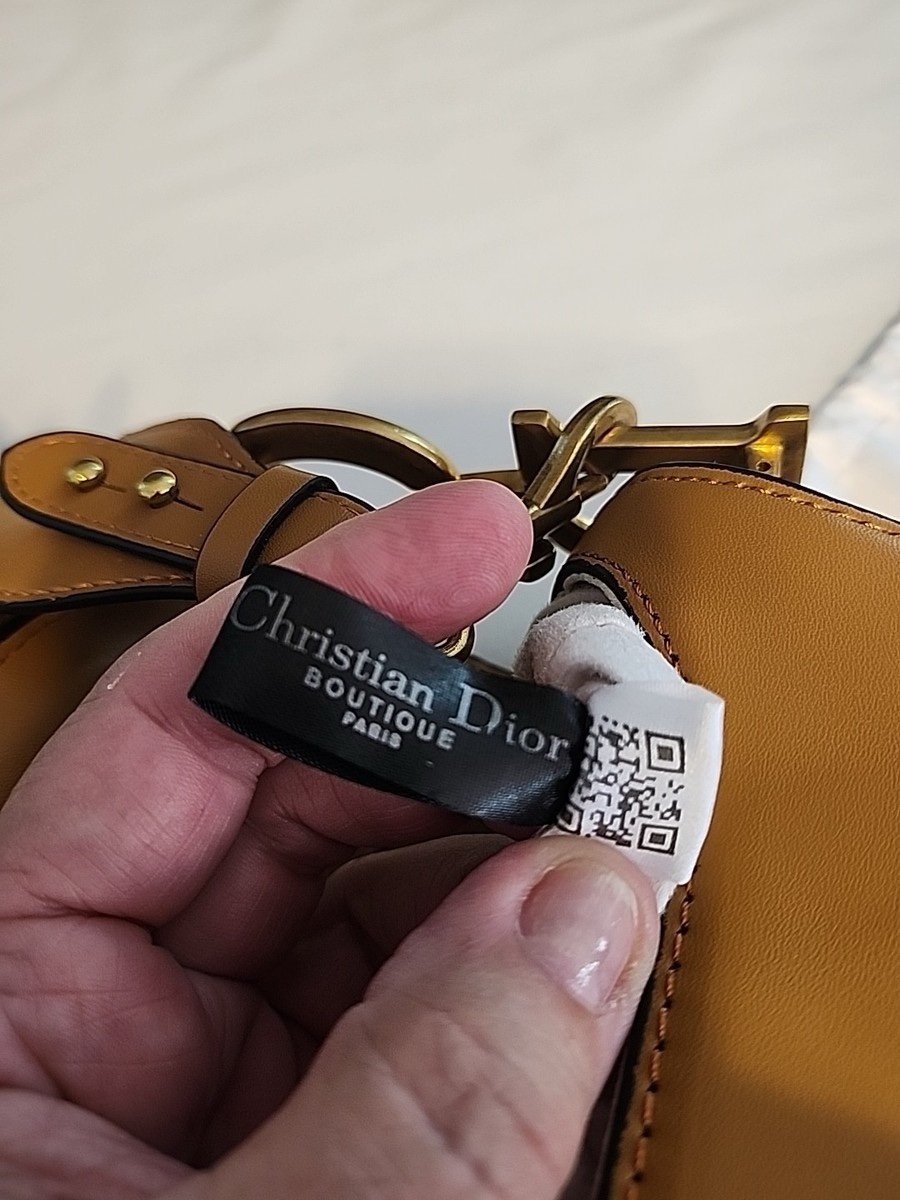 Christian Dior Medium Saddle Bag with purse strap and riding strap. - Image 6