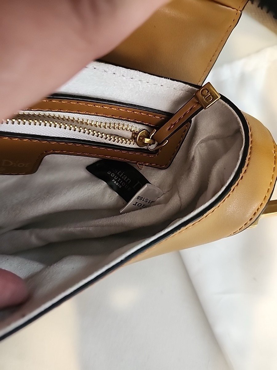 Christian Dior Medium Saddle Bag with purse strap and riding strap. - Image 9
