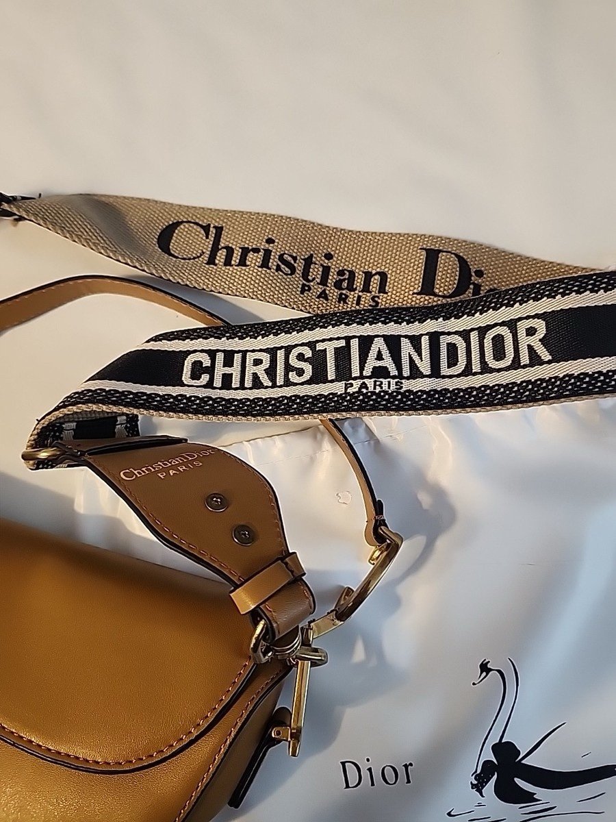 Christian Dior Medium Saddle Bag with purse strap and riding strap. - Image 14