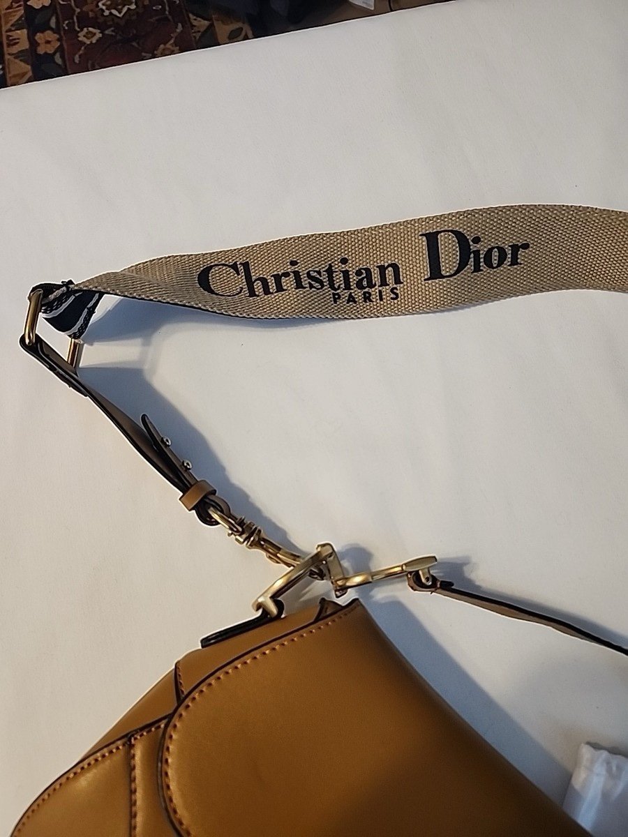 Christian Dior Medium Saddle Bag with purse strap and riding strap. - Image 17