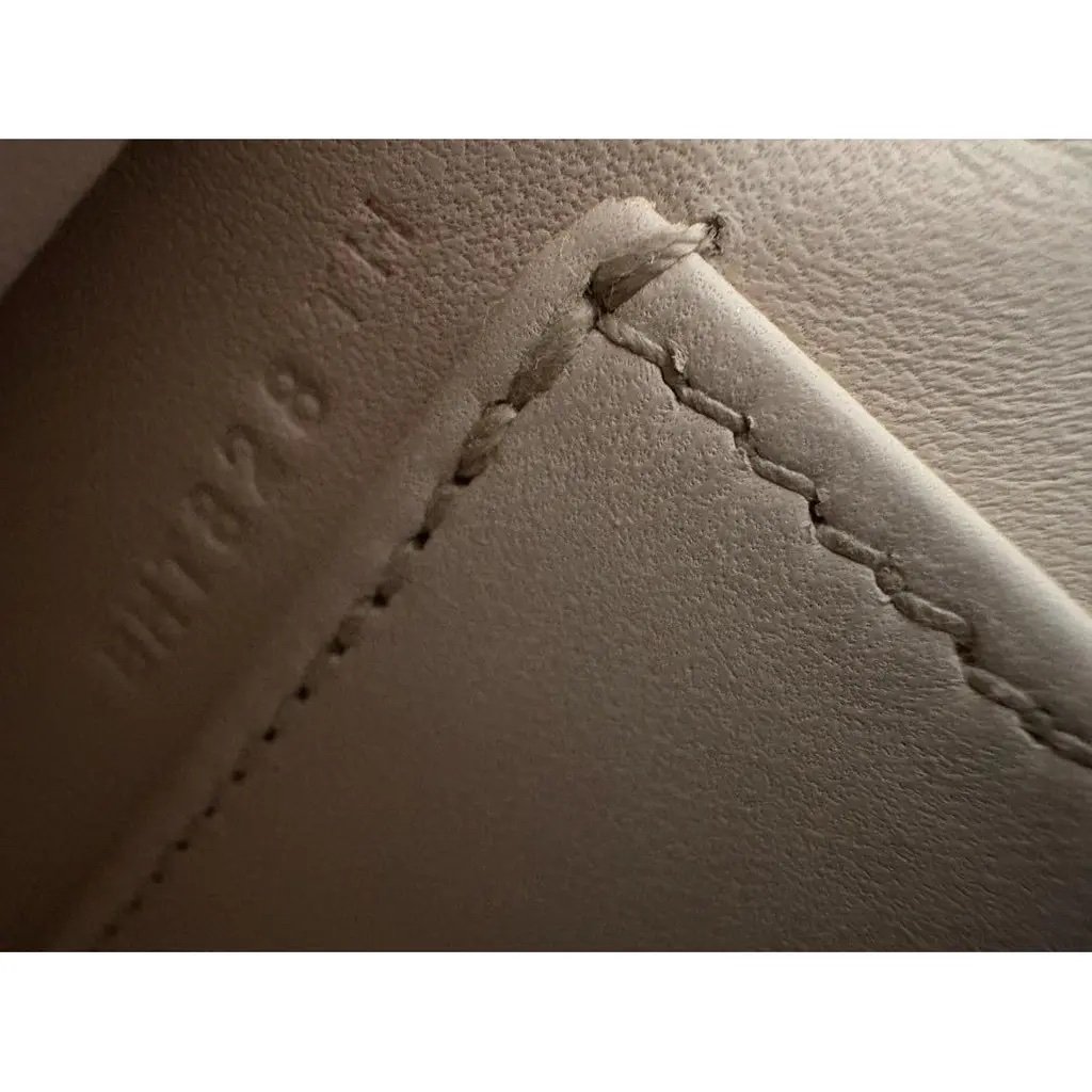 Hermes Kelly mini leather handbag - Image 9