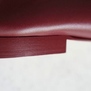 CHANEL 26S MATTHIEU BLAZY'S BALLET FLATS BURGUNDY PINK LAMBSKIN SIZE 39 - Image 2