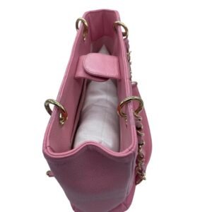 Chanel Petite Shopping Tote leather handbag
Very good condition
Pink, Leather - Image 8