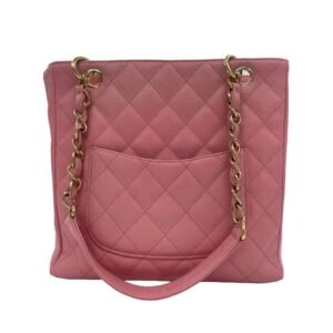 Chanel Petite Shopping Tote leather handbag
Very good condition
Pink, Leather - Image 16