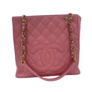 Chanel Petite Shopping Tote leather handbag
Very good condition
Pink, Leather - Image 17