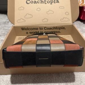 Coachtopia Alter/Ego Brooklyn Shoulder Bag 28 Black/Clay Multi Brand New - Image 4