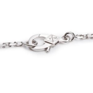 18k White Gold Diamond Magic Alhambra Long Necklace, 1 Motif - Image 9