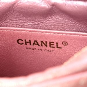 Chanel Iridescent Caviar Quilted Small Timeless Camera Case Pink - Image 3