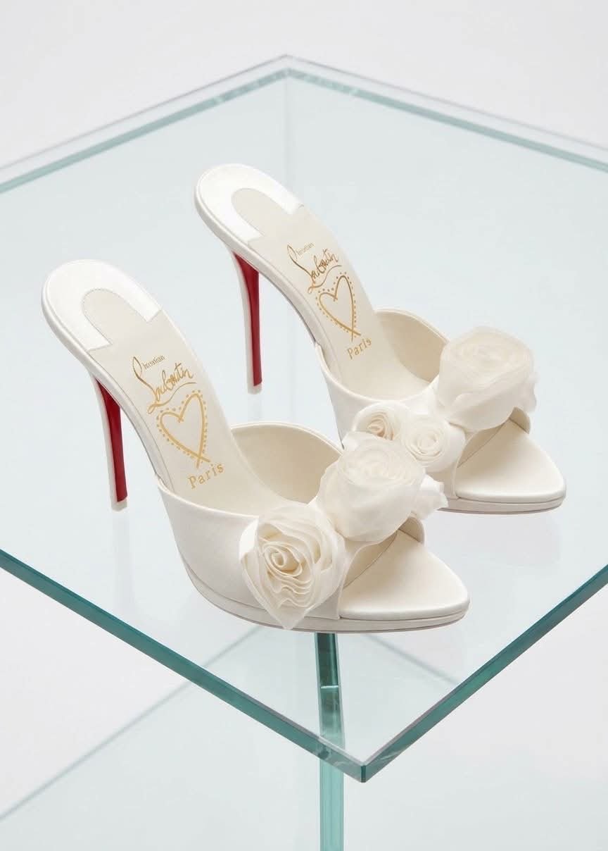 Mere Lachaise Mule
120 mm Mules - Crepe satin - Ivory - Women - Image 8
