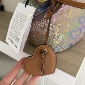 Alternative view of Coach Rainbow Crystal Kisslock 16 Limited Edition