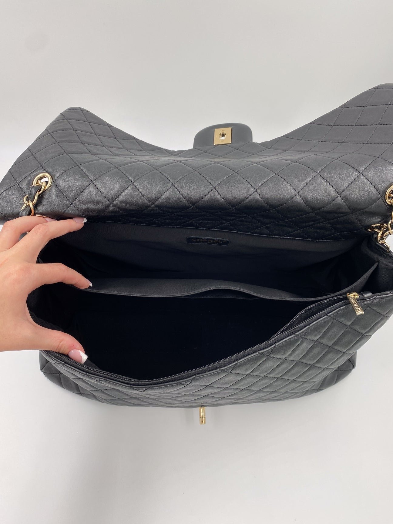 Chanel Quilted XXL Travel Flap Bag - Image 3