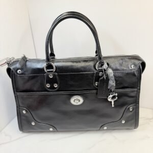 COACH Ryder Satchel 38 Black - Image 10