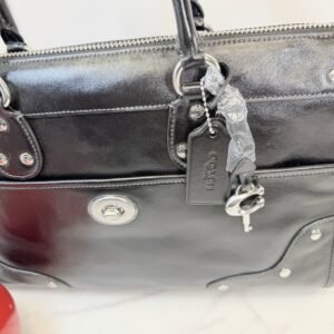 COACH Ryder Satchel 38 Black - Image 9