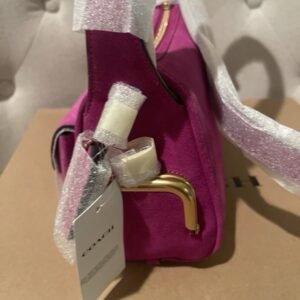 Coach Mini Haversack 27 Turnlock Bag In Magenta Pink NWT Gift Boxed